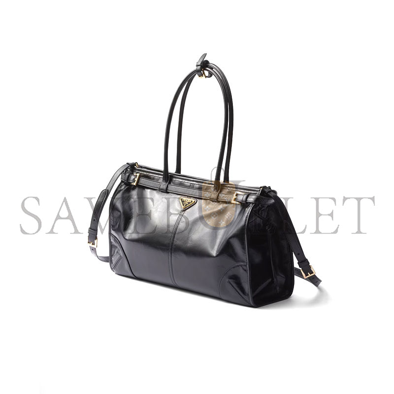 PRADA BONNIE LARGE LEATHER HANDBAG 1BA433 (38*24*12cm) PRADA BONNIE LARGE LEATHER HANDBAG 1BA433 (38*24*12cm)
